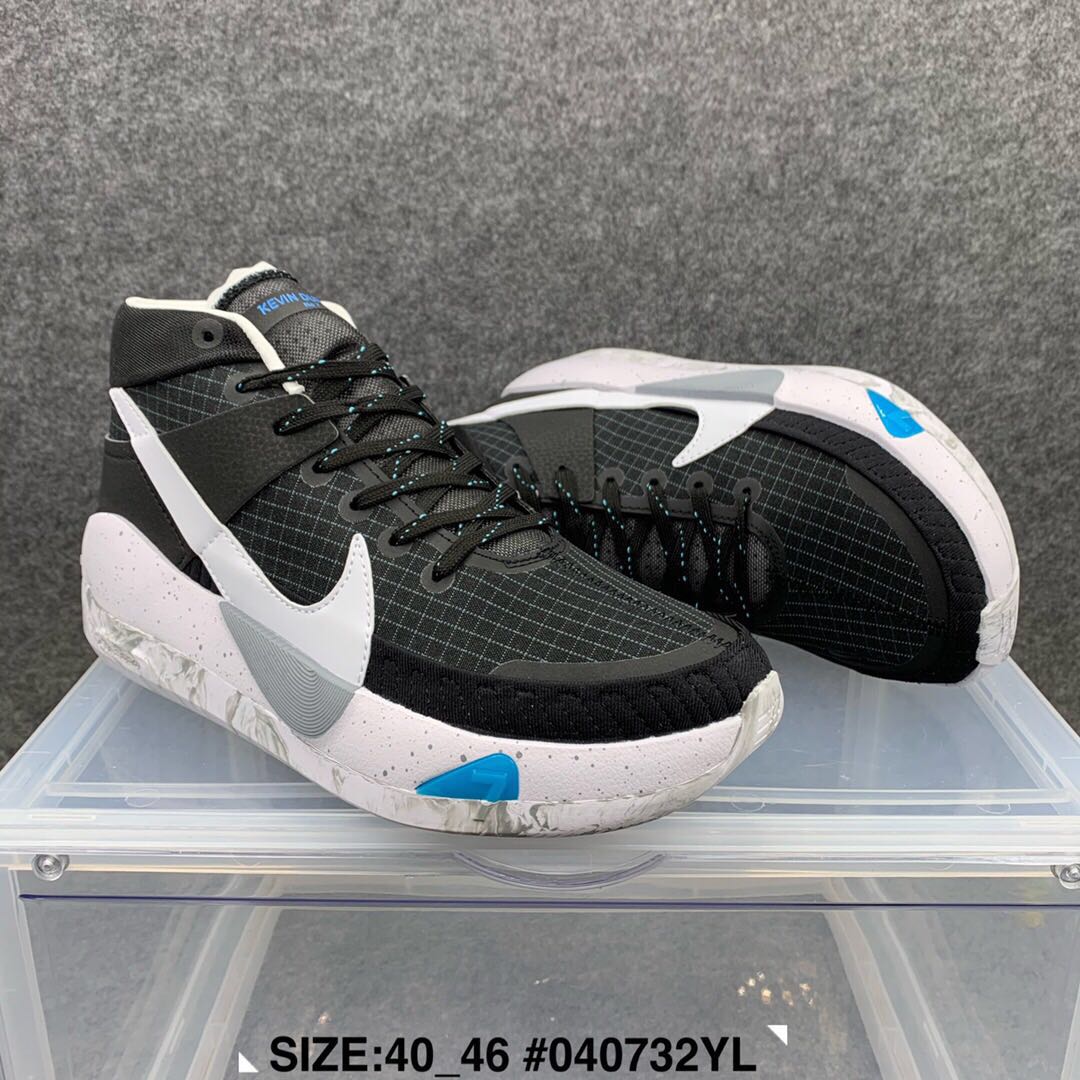 2020 Men Nike Kevin Durant 13 Black Grey Blue